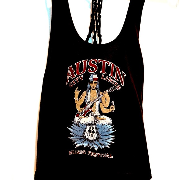 $7 or 2/$10 tshirt sale: Austin City Limits 2017 Music Festival tank tshirt - Picture 2 of 5